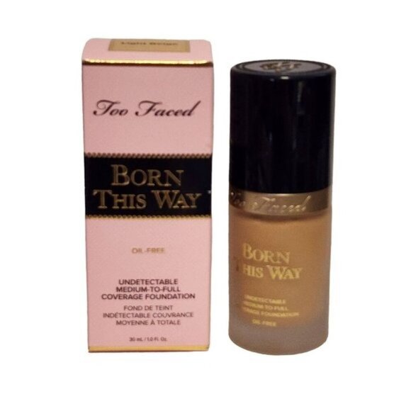 Too Faced Born This Way Undetectable Oil Free Foundation LIGHT BEIGE Full Size - Picture 3 of 8